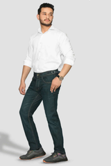 Bottle Green Genius Jeans™ – Straight Fit