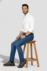 Ocean Blue Genius Jeans™ – Straight Fit