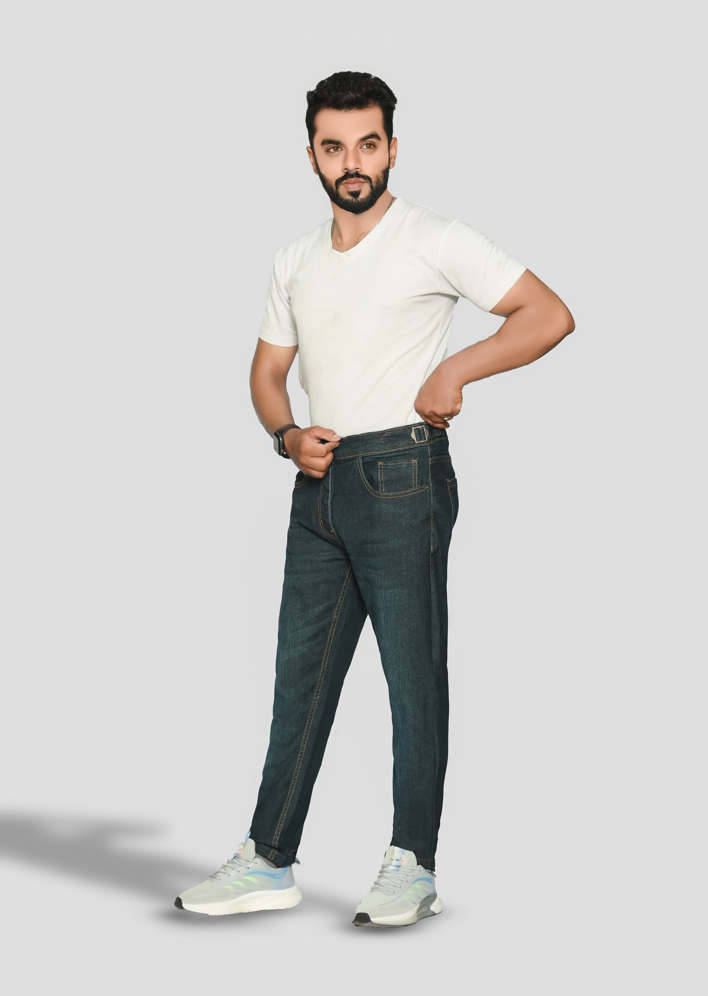 Slim Fit Bottle Green |Genius Jeans™