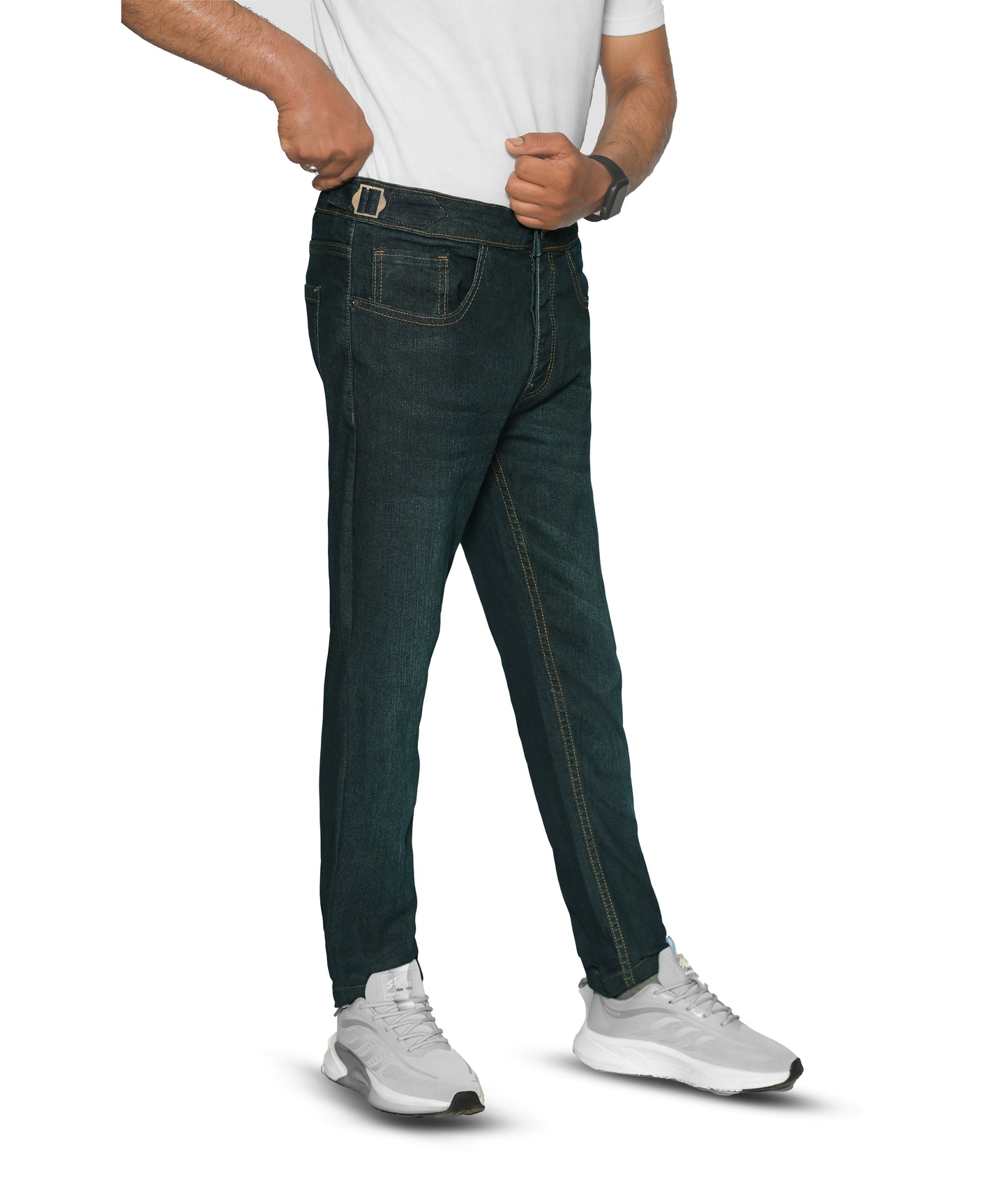 Slim Fit Bottle Green |Genius Jeans™
