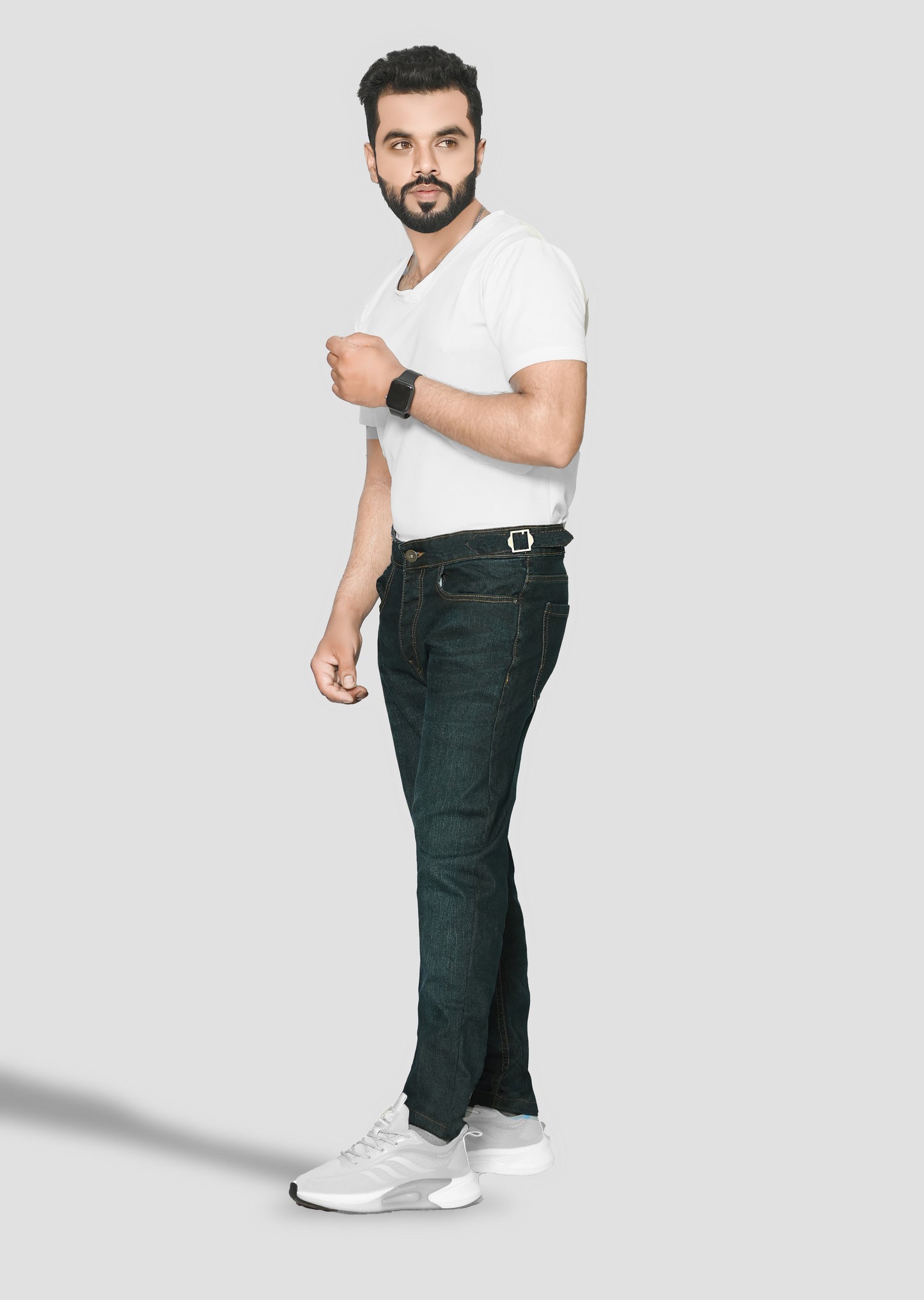 Slim Fit Bottle Green |Genius Jeans™