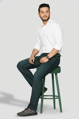 Bottle Green Genius Jeans™ – Straight Fit