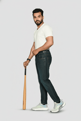 Bottle Green Genius Jeans™ – Slim Fit